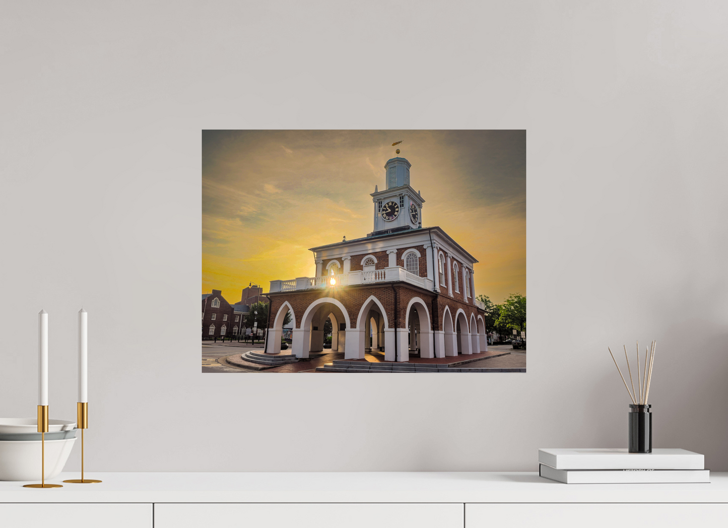 "Sunrise over Market Square" - Fayetteville, NC