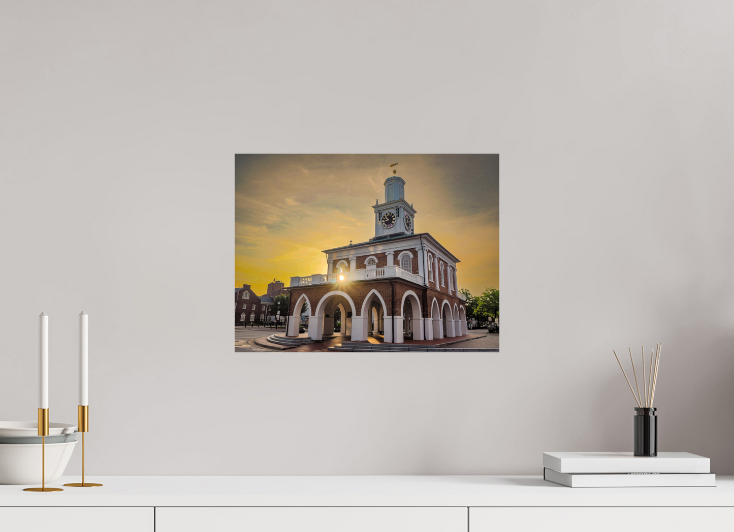 "Sunrise over Market Square" - Fayetteville, NC