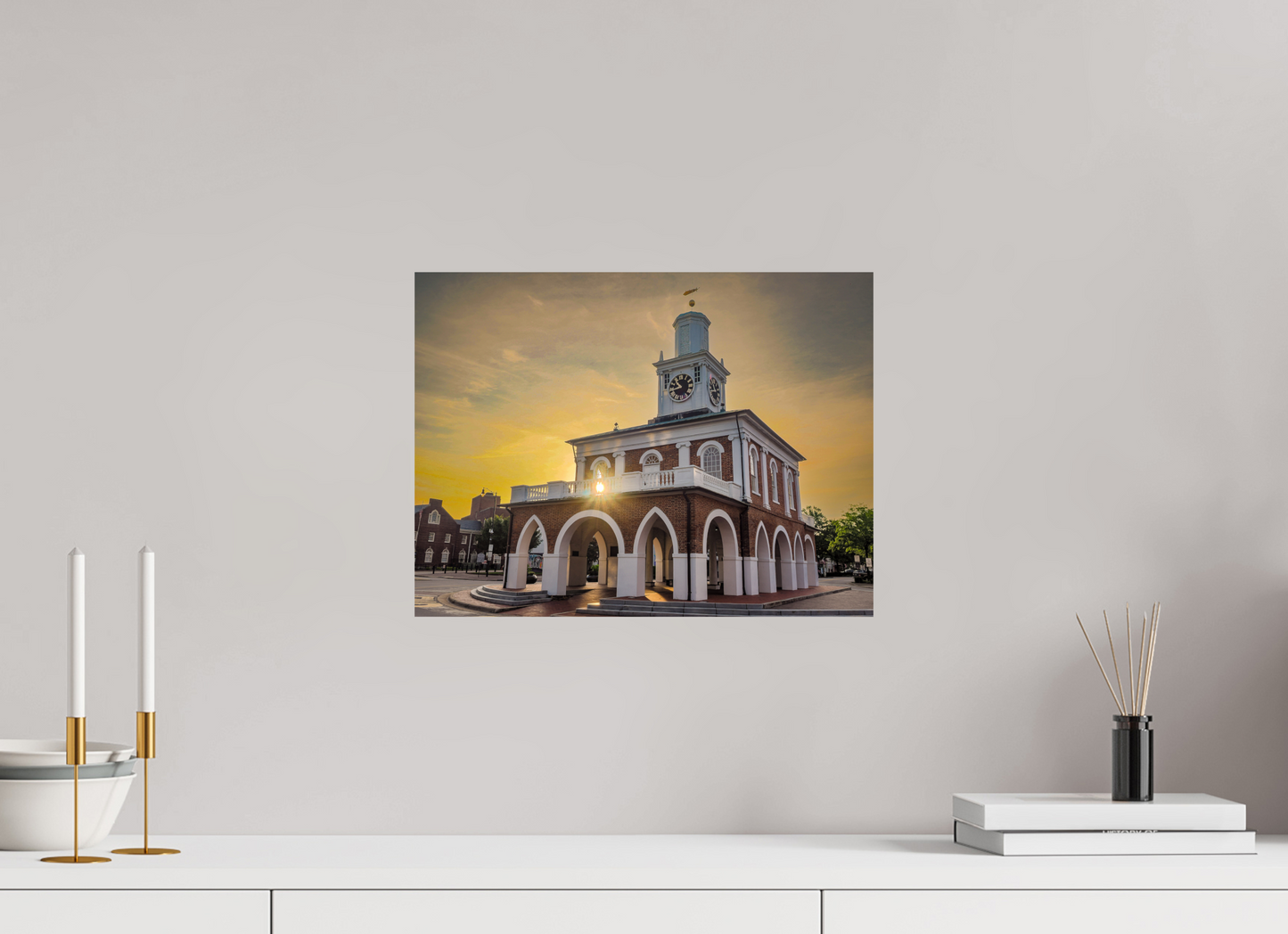 "Sunrise over Market Square" - Fayetteville, NC