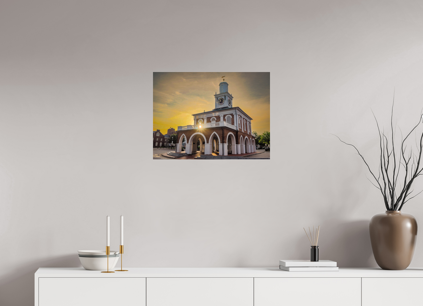 "Sunrise over Market Square" - Fayetteville, NC