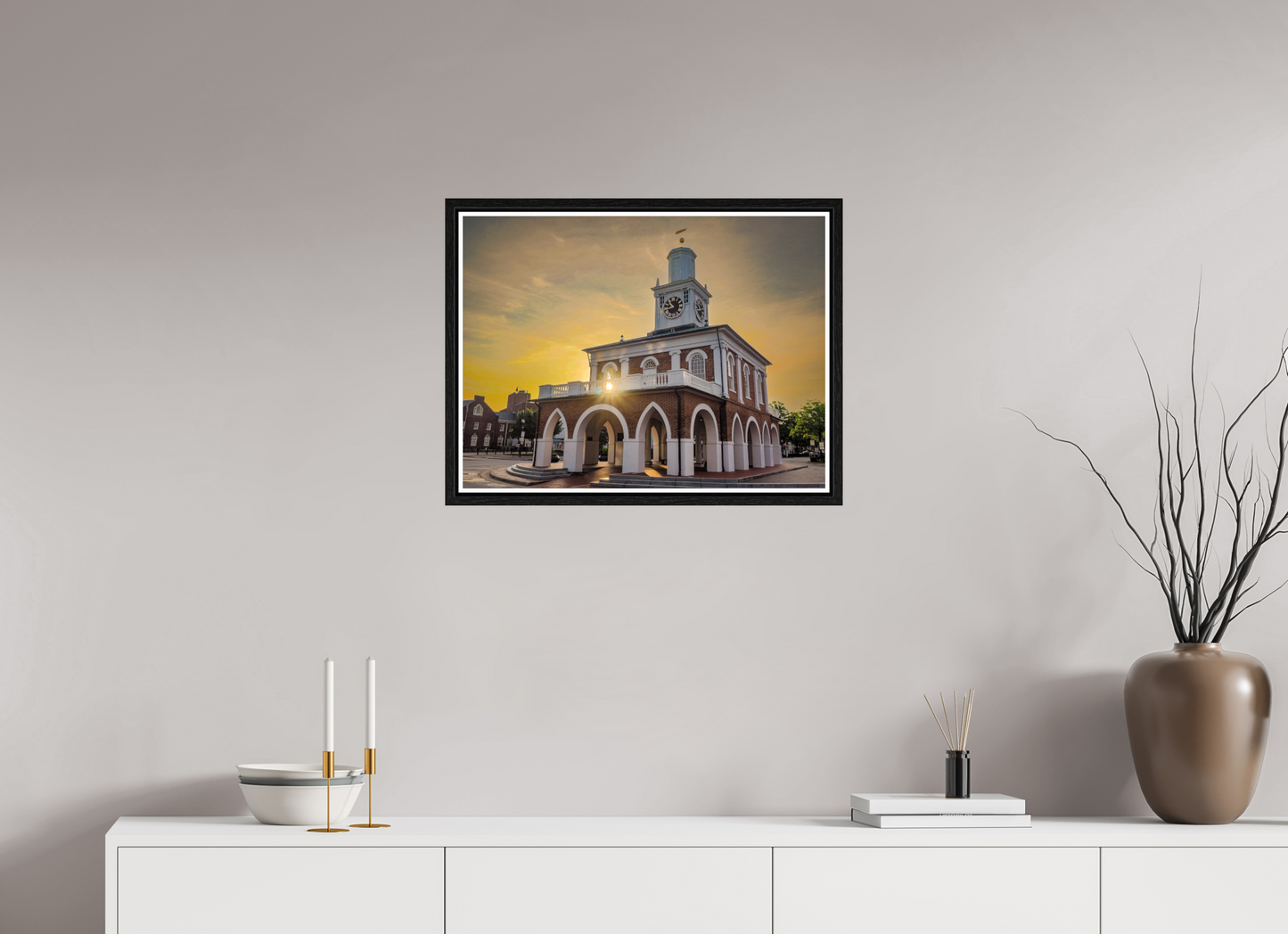 "Sunrise over Market Square" - Fayetteville, NC