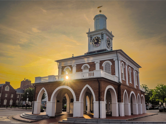 "Sunrise over Market Square" - Fayetteville, NC